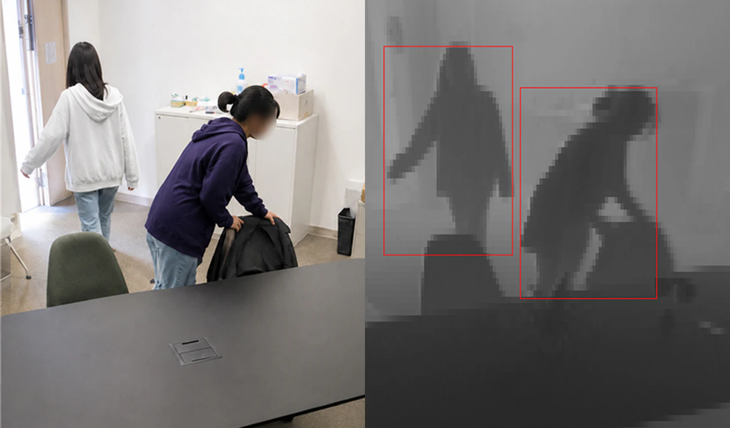 S-HAS Privacy-Preserving People Detection